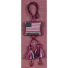 Indivisible Flag Fob